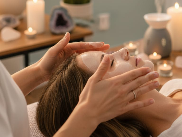 Limpieza facial simple